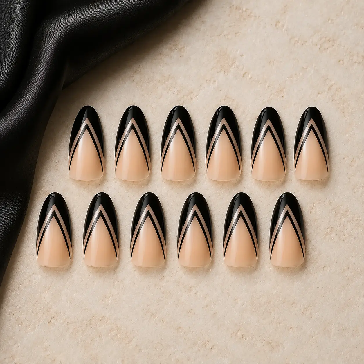 French Modern Tip Set press-on nails