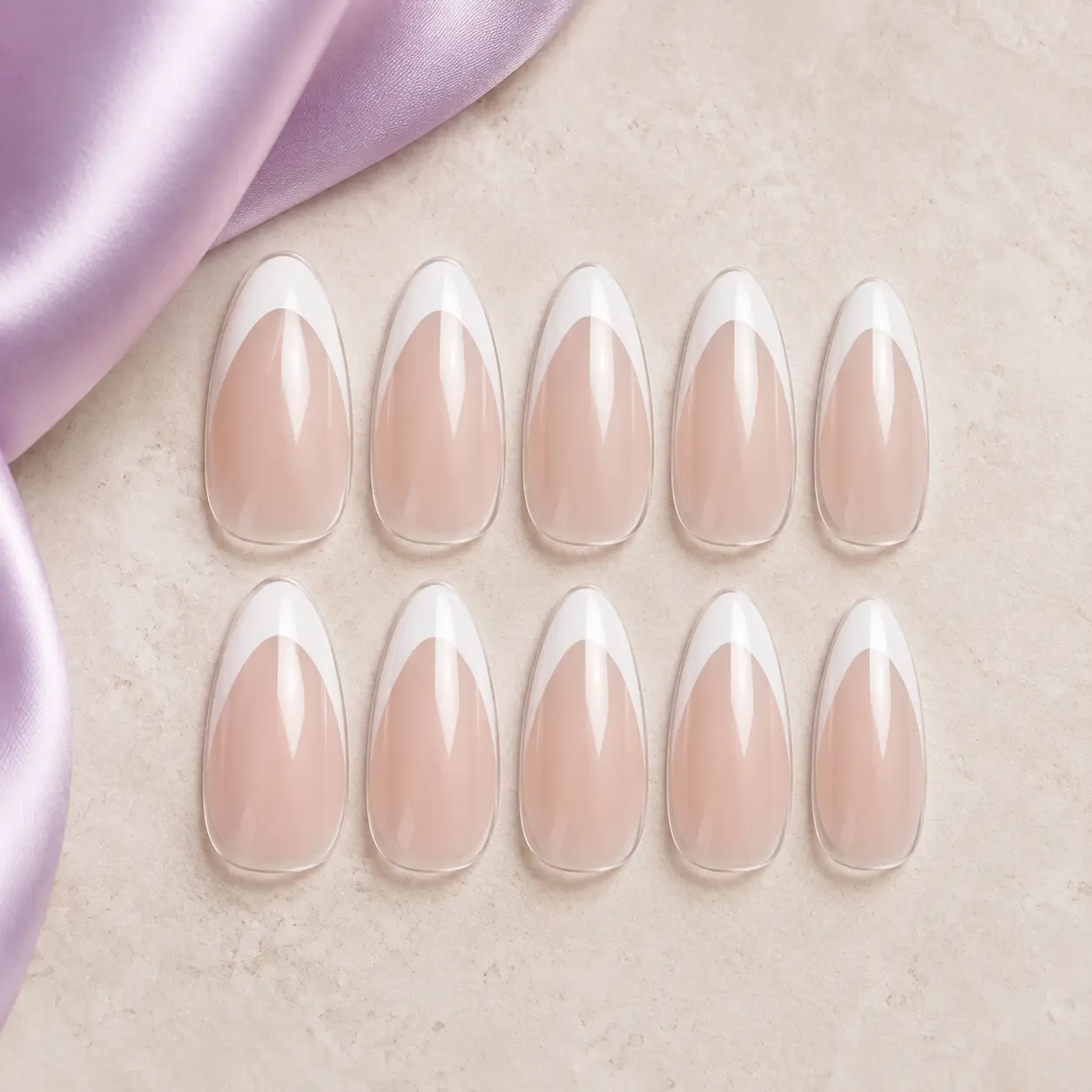 KISS CORE Classic French Long Set press-on nails