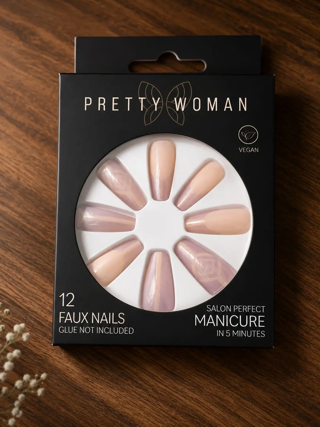 Pretty Woman Mauve Salon Set press-on nails